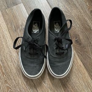 Black Glitter Vans sz 6